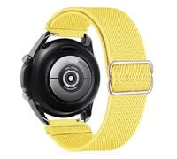 GANYUU Cinturino in nylon da 20 mm 22 mm per Gamrmin Vivoactive3 4 5 Venu2 HR Plus Sq Bracciale elastico regolabile per cinturini Forerunner265/255/245/645/754/735/945/955 Approach S12(Yellow,22mm)