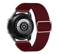 GANYUU Cinturino in nylon da 20 mm 22 mm per Gamrmin Vivoactive3 4 5 Venu2 HR Plus Sq Bracciale elastico regolabile per cinturini Forerunner265/255/245/645/754/735/945/955 Approach S12(Wine red,20mm)