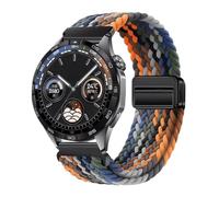 GANYUU Cinturino in nylon da 22 mm e 20 mm per Huawei Watch GT4/Pro 46 mm/GT3/GT2 2e, traspirante, per Samsung Watch 6/5/4/3/Gear S3, For other 20mm, Agata