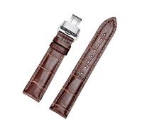 GANYUU Cinturino in pelle con fibbia di espansione per uomo e cinturino per orologio da donna 18 mm 19 mm 20 mm 21 mm 22 mm 23 mm 24 mm, 20, agata