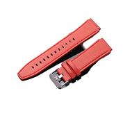 GANYUU Cinturino in pelle da 22 mm per HUAWEI Watch GT 2 Pro GT2 2e Cinturino di ricambio per smartwatch GT 3 46 mm GT Runner Accessori (colore: rosso, taglia: per Huawei GT 2 Pro)