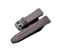 GANYUU Cinturino in pelle da 22 mm per HUAWEI Watch GT 2 Pro GT2 2e Smart Watch Band Sostituzione Bracciale GT 3 46mm GT Runner Accessori (colore: pelle grigio, dimensioni: 22mm universale)