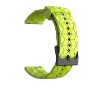 GANYUU Cinturino in silicone 20mm 22mm per Samsung Galaxy Watch 5/4 40 44mm Classic 42 46mm Active 2 Bracciale sportivo per cinturini Forerunner265/255/245/645/754/735/945/955(Green,20MM)