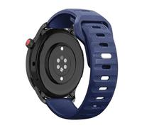 GANYUU Cinturino in silicone 20mm 22mm per Samsung Galaxy Watch 6/5/4 44mm 40mm 6/4Classic 43mm 47mm Bracciale a fascia per Huawei Watch GT3 4Pro Cinturini(Midnight Blue,22mm)