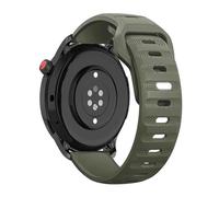 GANYUU Cinturino in silicone 20mm 22mm per Samsung Galaxy Watch 6/5/4 44mm 40mm 6/4Classic 43mm 47mm Bracciale a fascia per Huawei Watch GT3 4Pro Cinturini(Green,20mm)