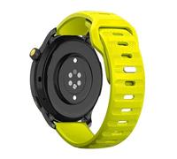 GANYUU Cinturino in silicone 20mm 22mm per Samsung Galaxy Watch 6/5/4 44mm 40mm 6/4Classic 43mm 47mm Bracciale a fascia per Huawei Watch GT3 4Pro Cinturini(Lime green,20mm)
