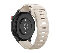 GANYUU Cinturino in silicone 20mm 22mm per Samsung Galaxy Watch 6/5/4 44mm 40mm 6/4Classic 43mm 47mm Bracciale a fascia per Huawei Watch GT3 4Pro Cinturini(Starlight,22mm)