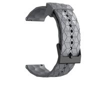 GANYUU Cinturino in silicone 20mm 22mm per Samsung Galaxy Watch 7/6/5/4 44/40mm 6 4Classic Gear S3 braccialetto universale a fascia per cinturini Huawei GT3 4Pro(Grey,22mm)