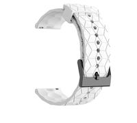 GANYUU Cinturino in silicone 20mm 22mm per Samsung Galaxy Watch 7/6/5/4 44/40mm 6 4Classic Gear S3 braccialetto universale a fascia per cinturini Huawei GT3 4Pro(White,22mm)