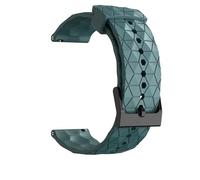 GANYUU Cinturino in silicone 20mm 22mm per Samsung Galaxy Watch 7/6/5/4 44/40mm 6 4Classic Gear S3 braccialetto universale a fascia per cinturini Huawei GT3 4Pro(Cyan,20mm)