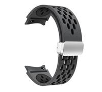 GANYUU Cinturino in silicone da 20 mm per Samsung Galaxy Watch 7 6 5 4 40mm 44mm 5Pro 45mm fibbia magnetica No Gaps Band 6 Classic 43mm 47mm 42 cinturini per bracciale(HB-S,Watch 5 Pro 45MM)