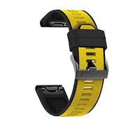 GANYUU Cinturino in silicone per Fenix 6X 6 Pro 5X 5 Plus 3HR D2 Tactix Delta Enduro cinturino a sgancio rapido, 26mm Fenix 3 HR D2, Agata