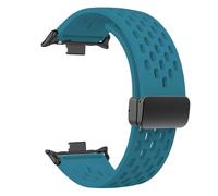GANYUU Cinturino in silicone per Redmi Watch 4/8 Pro Magnetic Buckle Sports Band per MI Band 8 Pro Correa Accessori per braccialetti traspiranti Bracciale(Cyan,For mi8Pro)