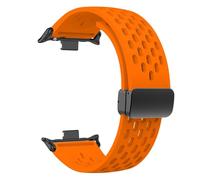 GANYUU Cinturino in silicone per Redmi Watch 4/8 Pro Magnetic Buckle Sports Band per MI Band 8 Pro Correa Accessori per braccialetti traspiranti Bracciale(Orange,For mi8Pro)
