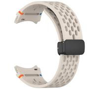 GANYUU Cinturino magnetico da 20mm per Samsung Galaxy Watch 4 5 Pro 6 7 7LTE 44mm 40mm Watch4/6 cinturino in silicone classico senza lacune braccialetto Correas(Starlight,5Pro 45mm)