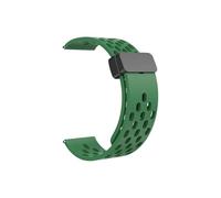 GANYUU Cinturino magnetico in silicone da 22 mm, 20 mm, 18 mm, per Huawei GT5, GT5, Pro, GT4, GT3, 46 mm, traspirante, cinturino sportivo per Huawei Watch GT5 GT4 41 mm, 20mm, Agata