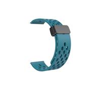 GANYUU Cinturino magnetico in silicone per Huawei GT5, GT5, GT5, Pro GT4, GT3, 46 mm, traspirante, per Huawei Watch GT5, GT4, 41 mm, 18 mm, Agata