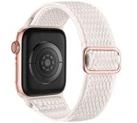 GANYUU Cinturino Per 44mm 45mm 42mm 49mm 41mm 40mm 38mm per donna uomo, cinturini sportivi elasticizzati Solo Loop in nylon morbido Solo Loop per IWatch serie SE 10 9 8 7 6 5 4 3 2 1(Starlight,38/40/4