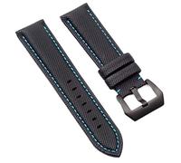GANYUU Cinturino per orologio da polso da uomo Panerai Hamilton TAG OMEGA HEUER in fibra di carbonio, 20 mm, 22 mm, 24 mm, 26 mm, 24mm, Agata