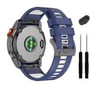 GANYUU Cinturino per orologio Quickfit da 26 mm per Fenix 7X 6X Pro 5X Plus, in morbido silicone, per Garmin Enduro 2/Descent MK2i /MK3i 51 mm/Tactix 7Pro/Epix Pro 51 mm, misura unica, Agata
