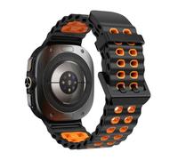 GANYUU Cinturino sportivo in silicone per Samsung Galaxy Watch Ultra 47MM Bracciale a fascia marina per cinturini GalaxyWatch Ultra 47mm(BOB)