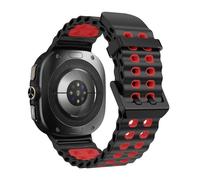 GANYUU Cinturino sportivo in silicone per Samsung Galaxy Watch Ultra 47MM Bracciale a fascia marina per cinturini GalaxyWatch Ultra 47mm(BRB)
