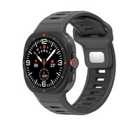 GANYUU Cinturino sportivo in silicone per Samsung Galaxy Watch Ultra 47mm Soft Loop Fascia bicolore per Samsung Galaxy 7 Ultra Cinturini senza lacune(907H)