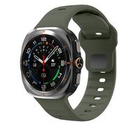 GANYUU Cinturino sportivo in silicone per Samsung Galaxy Watch Ultra 47mm Soft Loop Fascia bicolore per Samsung Galaxy 7 Ultra Cinturini senza lacune(824Gr)