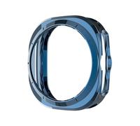 GANYUU Custodia in TPU per Samsung Galaxy Watch 7 Ultra 47mm Protezione morbida per telaio Protezione antigraffio per paraurti per Galaxy Watch Ultra(Blue)
