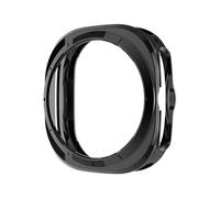 GANYUU Custodia in TPU per Samsung Galaxy Watch 7 Ultra 47mm Protezione morbida per telaio Protezione antigraffio per paraurti per Galaxy Watch Ultra(Black)