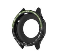 GANYUU Custodia morbida in silicone per Huawei Watch GT 4 46mm Custodia per orologio cava flessibile per Huawei Gt4 41mm Accessori di protezione durevole(BWGrB-B,For GT4 41mm)