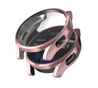 GANYUU Custodia morbida per orologio in TPU per Samsung Watch 5 40mm con protezione per lo schermo per Galaxy Watch 5 44mm Cover paraurti all-inclusive(Pink,Watch 5 44mm)