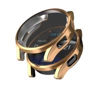 GANYUU Custodia morbida per orologio in TPU per Samsung Watch 5 40mm con protezione per lo schermo per Galaxy Watch 5 44mm Cover paraurti all-inclusive(Rose gold,Watch 5 44mm)