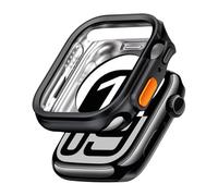 GANYUU Custodia per Apple Watch S10 42mm 46mm Nessuna protezione per lo schermo Custodia per paraurti in TPU Full HD per iWatch Series 10 Custodie per orologi(Black,S10 46mm)