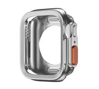 GANYUU Custodia per Apple Watch Ultra 10 9 8 7 46mm 42mm 45mm 41mm 44mm 40mm Custodia morbida protettiva in TPU antiurto per custodia iwatch serie 6 5 4 SE(Silver,S10 42mm)