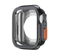 GANYUU Custodia per Apple Watch Ultra 10 9 8 7 46mm 42mm 45mm 41mm 44mm 40mm Custodia morbida protettiva in TPU antiurto per custodia iwatch serie 6 5 4 SE(Black,44mm)