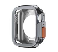 GANYUU Custodia per Apple Watch Ultra 10 9 8 7 46mm 42mm 45mm 41mm 44mm 40mm Custodia morbida protettiva in TPU antiurto per custodia iwatch serie 6 5 4 SE(Gray,45mm)