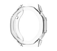 GANYUU Custodia protettiva per Huawei Watch GT5 Pro 46mm 42 mm Accessori TPU a mezza avvolta per Huawei GT5 Pro 42mm 46 mm Case di protezione(Clear-GT5 Pro 46mm)