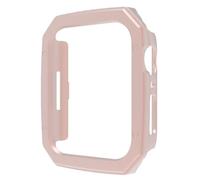 GANYUU Custodia rigida per PC per Apple Watch Ultra 49mm 41mm 45mm Cover placcatura in plastica per IWatch Series 9 8 7 6 SE 5 40mm 44mm Custodia protettiva(Rose gold,40mm)