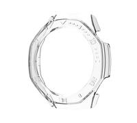 GANYUU Custodia rigida per PC per Huawei Watch GT 5 41mm 46mm Custodia protettiva per PC per Huawei GT 5 Pro 42mm 46mm Accessori per custodia con cinturino(Clear-GT5 pro 46mm)