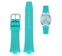 GANYUU FKM Fluoro Cinturino in Gomma Per Citizen TSUYOSA Collection NJ0150 NJ0151ME Cinturini Uomini Donne Bracciale Colorato, 9mm, Agata