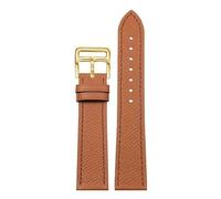 GANYUU Il cinturino in vera pelle dell'orologio è adatto per orologi da 18/20/22 mm alla moda e confortevole in morbida pelle bovina, 20mm, Agata