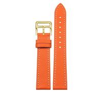 GANYUU Il cinturino in vera pelle dell'orologio è adatto per orologi da 18/20/22 mm alla moda e confortevole in morbida pelle bovina, 18mm, Agata