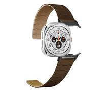 GANYUU Nessun cinturino in silicone Galaxy per Samsung Galaxy Watch Ultra Bracciale sportivo magnetico da 47 mm per cinturino Galaxy Watch 7Ultra(DBrLBrB)