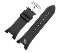 GANYUU Nuovo cinturino in gomma speciale per AX1803 AX1802 AX1040 uomini orologio cinturino in silicone 32 * 14 millimetri bracciale, 32X14mm, Agata