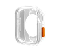GANYUU Passa alla custodia Ultra per Apple Watch Case 45mm 44mm 41mm 40 mm TPU Cover per IWatch Series 9 8 7 6 SE 5 4 Upgrade Ultra 2 1 49mm Case di orologio(Transparent,41mm)