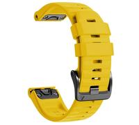 GANYUU Per cinturini Fenix 8 cinturino da 22 mm per Fenix 7/Fenix 6 Pro/Fenix 5/Fenix 5 Plus/Forerunner 935/Forerunner 945/Approach S60/Quatix 5 cinturino(Yellow)