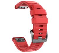 GANYUU Per cinturini Fenix 8 cinturino da 22 mm per Fenix 7/Fenix 6 Pro/Fenix 5/Fenix 5 Plus/Forerunner 935/Forerunner 945/Approach S60/Quatix 5 cinturino(Red)
