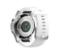 GANYUU Per Fenix 5S Cinturino Fenix 6S Quickfit Cinturino di ricambio in morbido silicone per Fenix 5S Plus/Fenix 6S Pro/Fenix 7S/D2 Delta S Smart Watch Band(White)