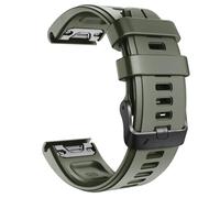 GANYUU Per Fenix 5S Plus Band Cinturini per orologi sportivi in silicone per Fenix 5S/Fenix 7S/Fenix 6S/Fenix 6S Pro/D2 Delta S Smart Watch band(Army green)